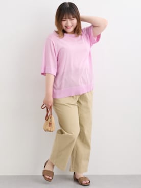 nissen Smile Modelsさん（レディース・160cm）の夏コーディネート