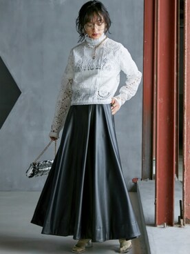 nissen Smile Modelsさん（レディース・163cm）の冬コーディネート