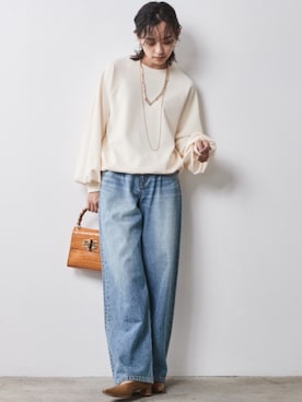 「Denim」｜nissen Smile Modelsさん（レディース・163cm）の夏コーディネート