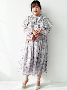 nissen Smile Modelsさん（レディース・158cm）の冬コーディネート