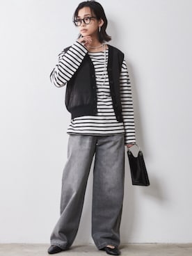 nissen Smile Modelsさん（レディース・163cm）の夏コーディネート