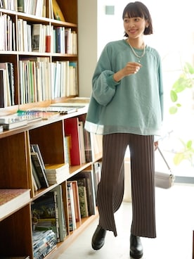 nissen Smile Modelsさん（レディース・169cm）の秋コーディネート