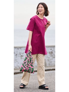 nissen Smile Modelsさん（レディース・167cm）の春コーディネート