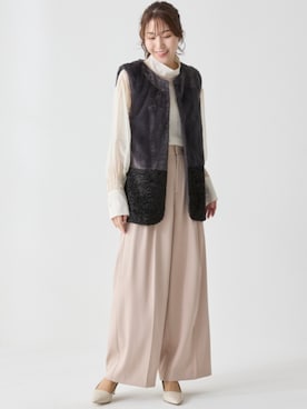 nissen Smile Modelsさん（レディース・165cm）の秋コーディネート