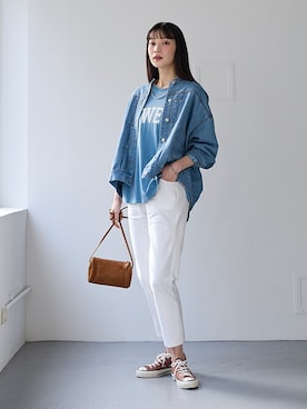 nissen Smile Modelsさん（レディース・166cm）の春コーディネート