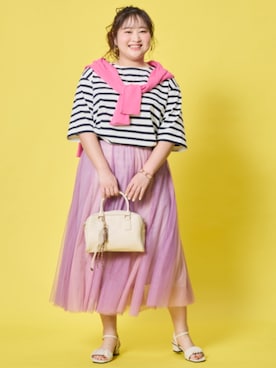 nissen Smile Modelsさん（レディース・160cm）の春コーディネート