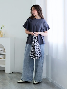 nissen Smile Modelsさん（レディース・164cm）の春コーディネート