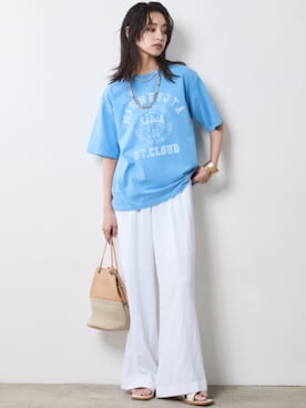 nissen Smile Modelsさん（レディース・163cm）の春コーディネート