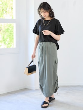 nissen Smile Modelsさん（レディース・165cm）の夏コーディネート