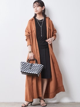 「Linen Mix」｜nissen Smile Modelsさん（レディース・163cm）の春コーディネート