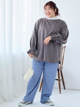 nissen Smile Modelsさん（レディース・155cm）の夏コーディネート