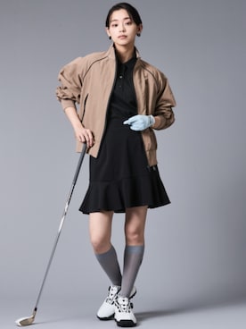 「CHIC STYLE」｜「アイテム（ジャケット/アウター）」を使った、nissen Smile Modelsさん（レディース・163cm）の春コーディネート