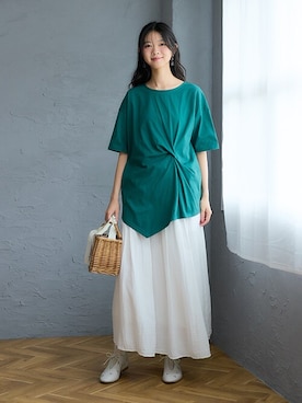 nissen Smile Modelsさん（レディース・167cm）の春コーディネート