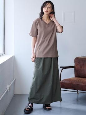 nissen Smile Modelsさん（レディース・165cm）の春コーディネート