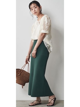 nissen Smile Modelsさん（レディース・167cm）の夏コーディネート