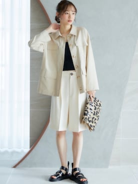 nissen Smile Modelsさん（レディース・167cm）の春コーディネート