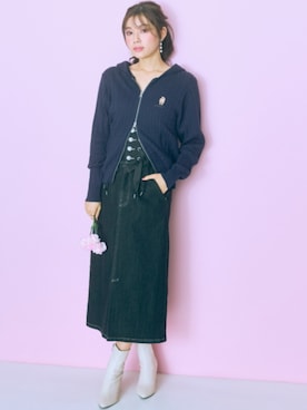 nissen Smile Modelsさん（レディース・166cm）の冬コーディネート