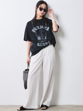 nissen Smile Modelsさん（レディース・163cm）の夏コーディネート