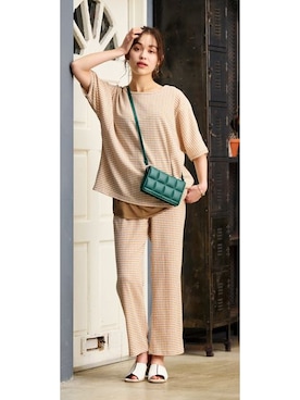 nissen Smile Modelsさん（レディース・167cm）の春コーディネート