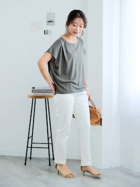 nissen Smile Modelsさん（レディース・160cm）の春コーディネート
