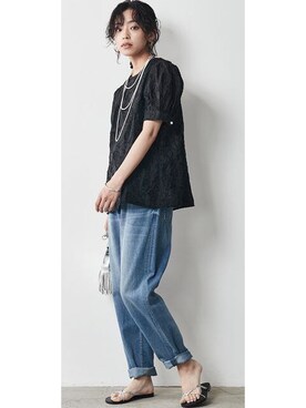 nissen Smile Modelsさん（レディース・167cm）の夏コーディネート