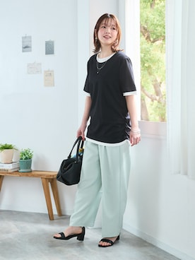 nissen Smile Modelsさん（レディース・160cm）の春コーディネート