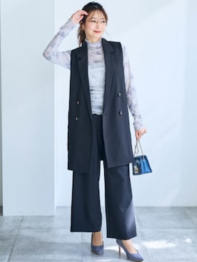 nissen Smile Modelsさん（レディース・163cm）の秋コーディネート