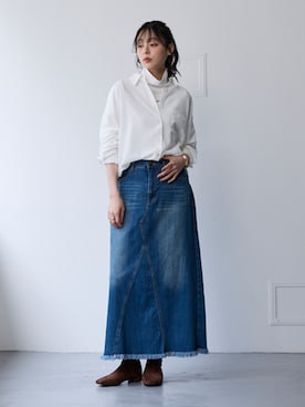 nissen Smile Modelsさん（レディース・165cm）の秋コーディネート