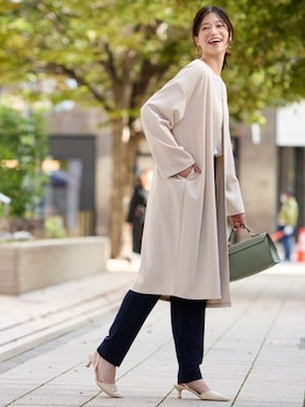 nissen Smile Modelsさん（レディース・168cm）の冬コーディネート