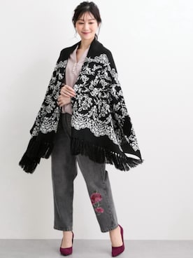 nissen Smile Modelsさん（レディース・165cm）の冬コーディネート