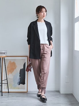 nissen Smile Modelsさん（レディース・165cm）の冬コーディネート