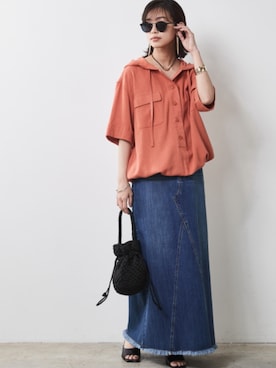 nissen Smile Modelsさん（レディース・163cm）の春コーディネート