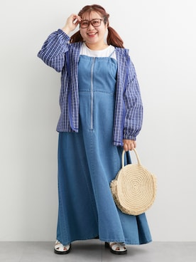nissen Smile Modelsさん（レディース・155cm）の春コーディネート