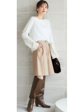 nissen Smile Modelsさん（レディース・166cm）の夏コーディネート