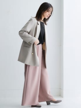 nissen Smile Modelsさん(レディース・160cm)の冬コーディネート