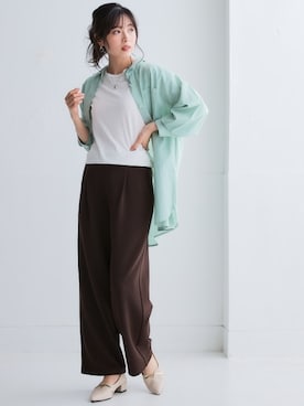 nissen Smile Modelsさん（レディース・164cm）の夏コーディネート