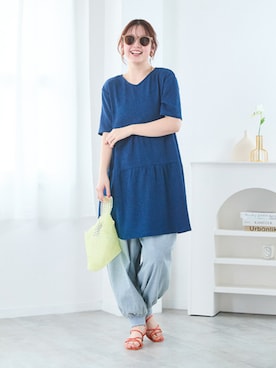 nissen Smile Modelsさん（レディース・164cm）の春コーディネート