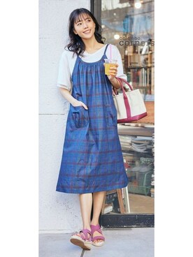 nissen Smile Modelsさん（レディース・162cm）の春コーディネート