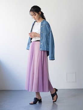 nissen Smile Modelsさん（レディース・165cm）の春コーディネート