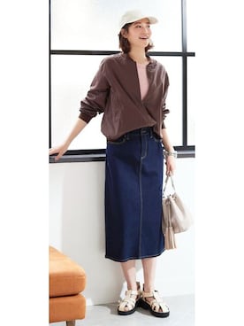 nissen Smile Modelsさん（レディース・167cm）の春コーディネート