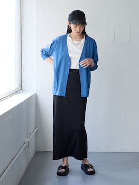 「nissen（ニッセン）のアイテム」を使った、nissen Smile Modelsさん（レディース・166cm）の春コーディネート