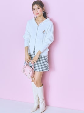 nissen Smile Modelsさん（レディース・166cm）の冬コーディネート