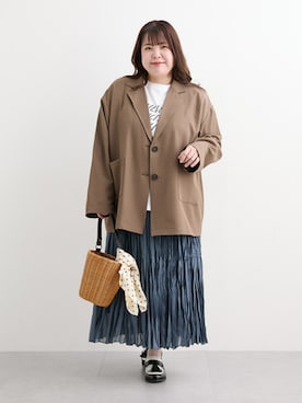 nissen Smile Modelsさん（レディース・158cm）の春コーディネート