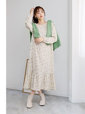 nissen Smile Modelsさん（レディース・167cm）の秋コーディネート