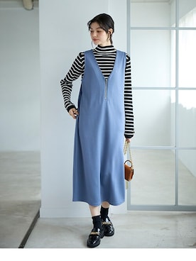 nissen Smile Modelsさん(レディース・166cm)の冬コーディネート