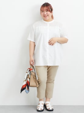 nissen Smile Modelsさん（レディース・155cm）の春コーディネート