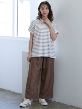nissen Smile Modelsさん(レディース・163cm)の春コーディネート