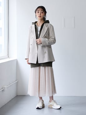 nissen Smile Modelsさん（レディース・165cm）の秋コーディネート