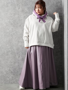 nissen Smile Modelsさん（レディース・155cm）の冬コーディネート