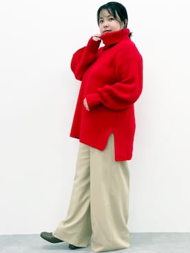 nissen Smile Modelsさん（レディース・158cm）の冬コーディネート